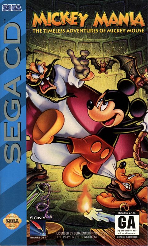 Mickey Mania box art for Super Famicom